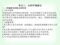 藝考生高考語文復(fù)習(xí)小說閱讀考點(diǎn)三分析環(huán)境描寫課件