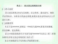 藝考生高考語文復(fù)習(xí)情景式語言運(yùn)用考點(diǎn)二語言表達(dá)效果的分析課件