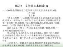 藝考生高考語文復(fù)習(xí)練習(xí)5文學(xué)類文本閱讀(1)課件