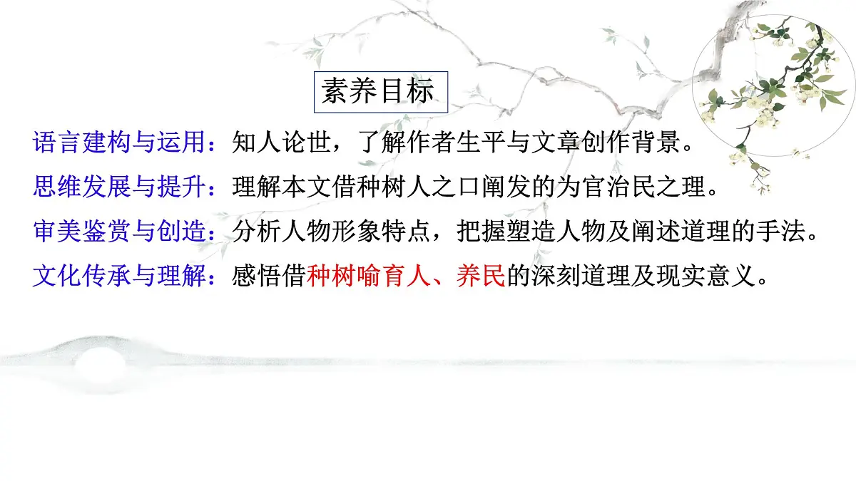 统编版高中语文选择性必修下册《种树郭橐驼传》教学课件第3页