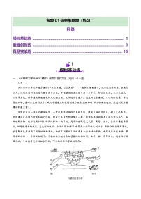2025年高考語文二輪復(fù)習(xí)(新高考通用)專題01信息推斷題(練習(xí))(學(xué)生版+解析)