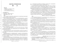 甘肃省武威市2025届高三上学期1月期末联考语文试卷（含答案）