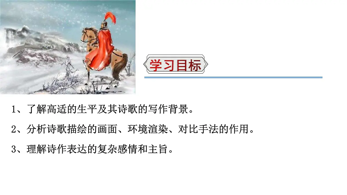 古诗词诵读《燕歌行(并序)》课件 2024-2025学年统编版高中语文选择性必修中册第2页
