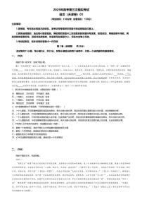 2025年高考第三次模擬考試語(yǔ)文試題及答案（天津卷）01
