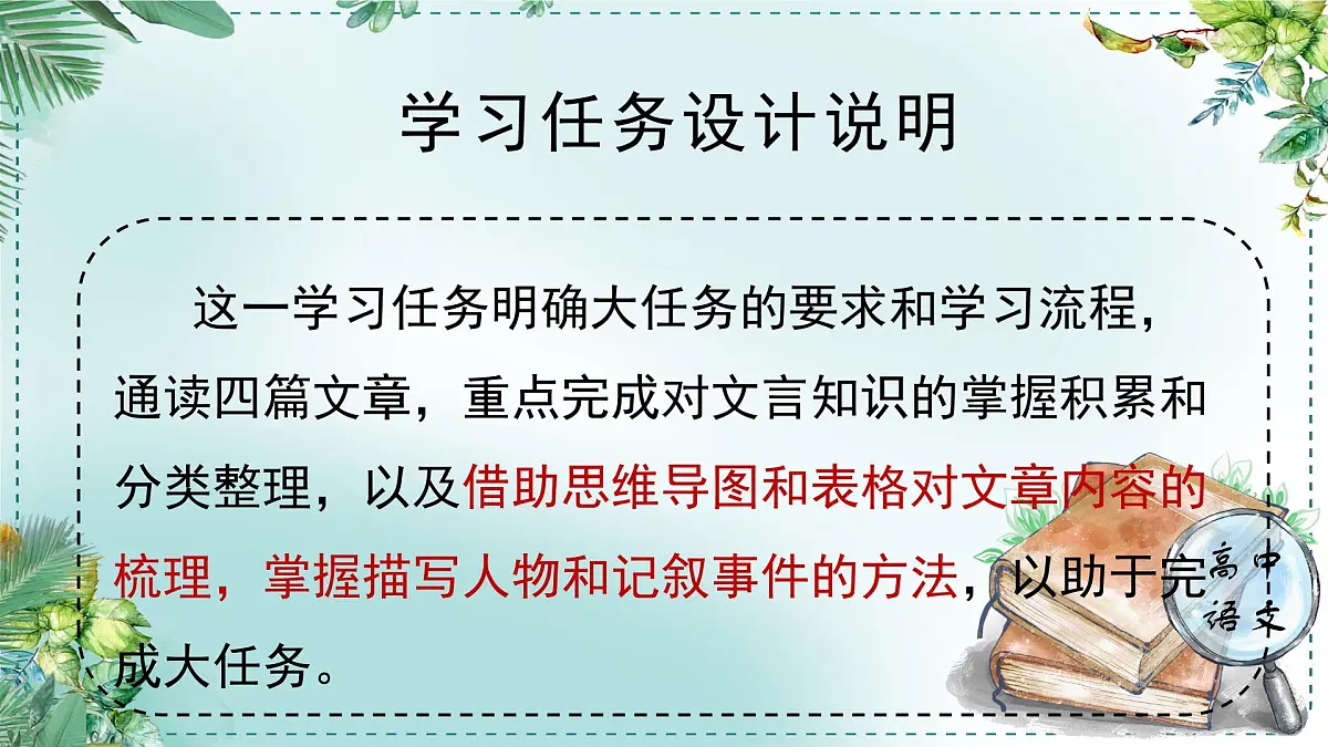 人教统编版高中语文选择性必修 中册 学习任务一:阅史传,品人物 单元教学课件(4课时)第2页