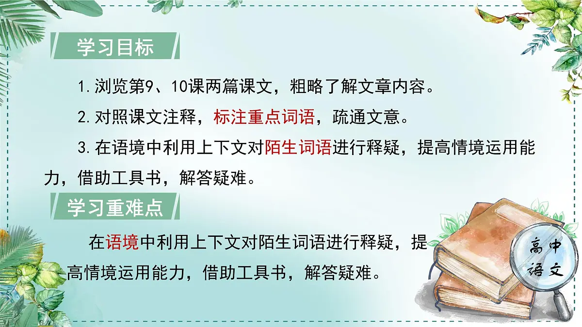 人教统编版高中语文选择性必修 中册 学习任务一:阅史传,品人物 单元教学课件(4课时)第4页