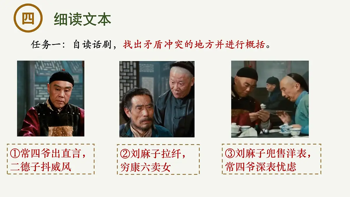 高中语文统编版选择性必修下册8《茶馆》大单元同步课件第7页