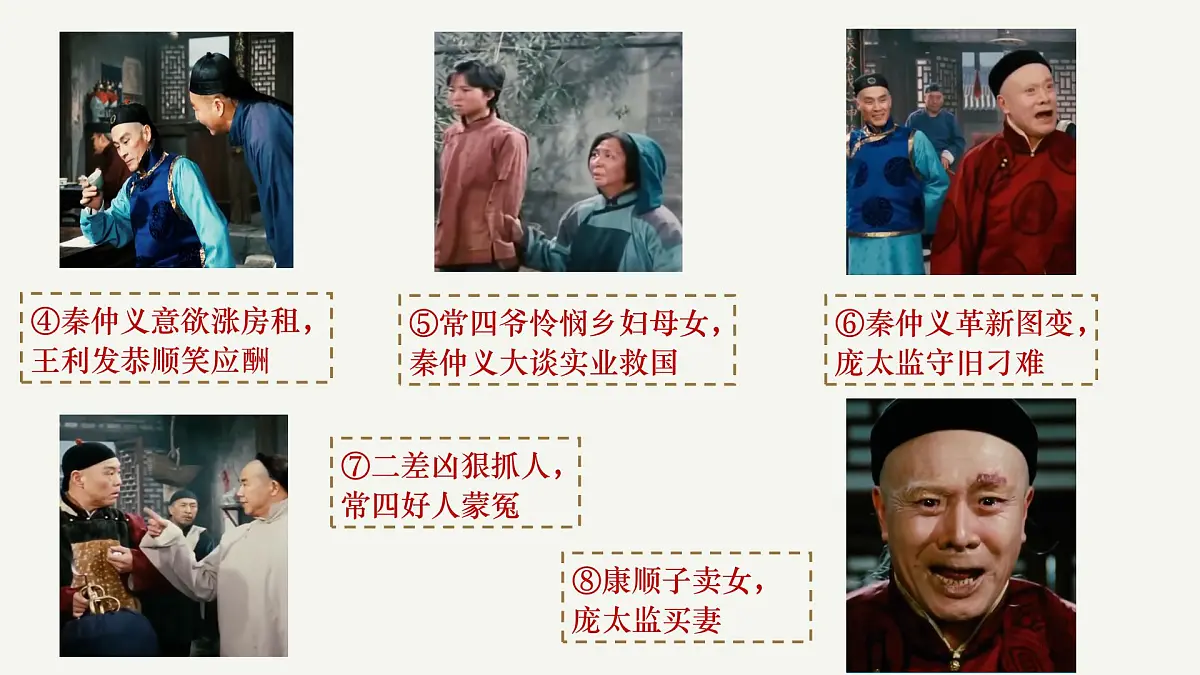 高中语文统编版选择性必修下册8《茶馆》大单元同步课件第8页