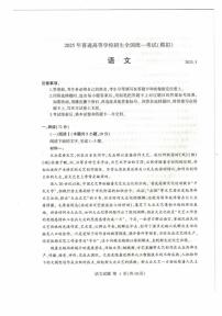2025届山东省临沂市高三二轮模拟考试语文试卷（高考模拟）