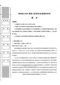 2025年陕西高考模拟语文试题及答案