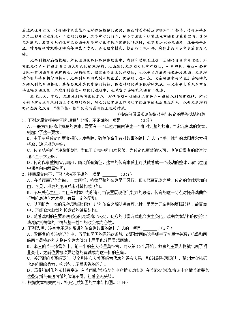 2025届辽宁省沈阳市浑南区东北育才学校高三下学期模拟预测语文试题第2页