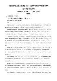 安徽省合肥市普通高中六校联盟2024-2025学年高二下学期期中联考语文试题