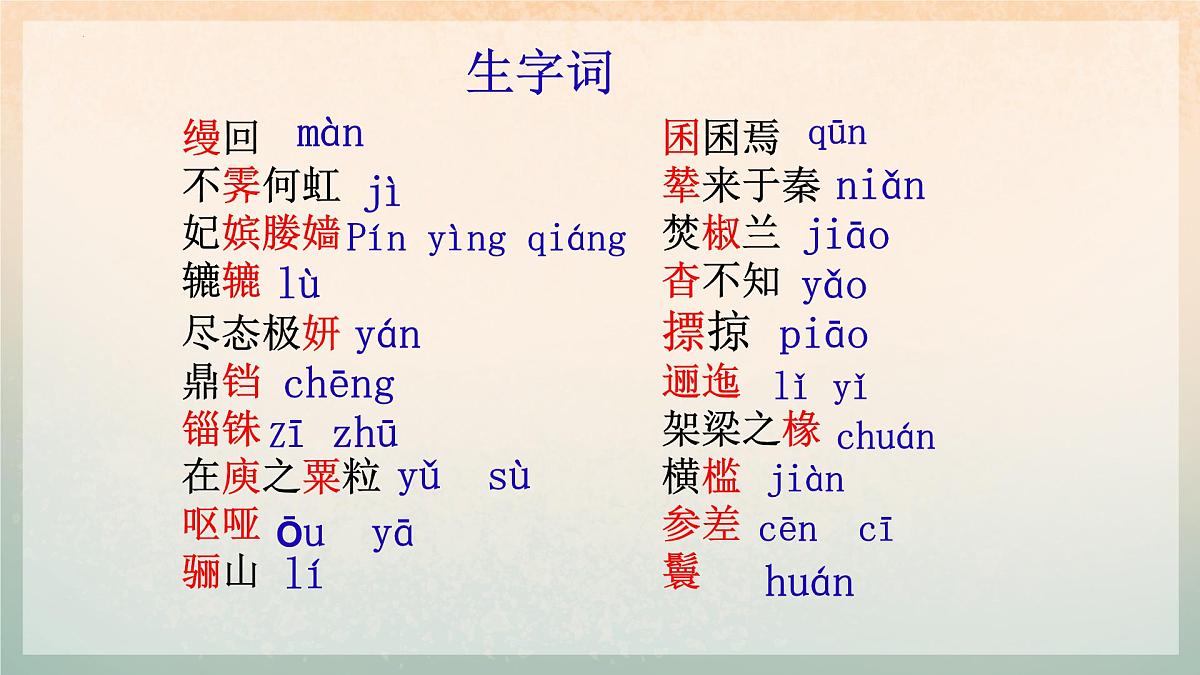 高中语文人教统编版 必修 下册 第八单元16.1 阿房宫赋 课件第6页