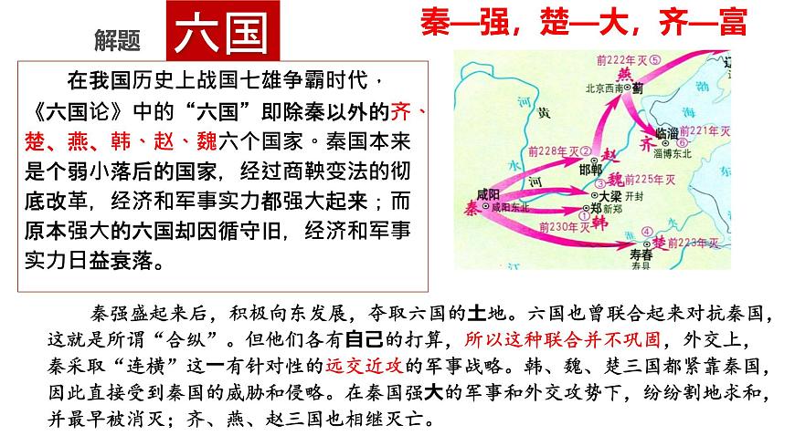 高中語文人教統(tǒng)編版 必修 下冊 第八單元16.2 六國論 課件第6頁
