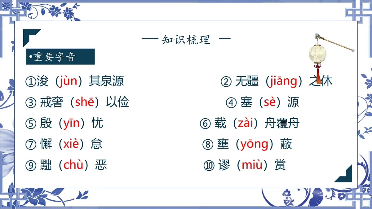 高中语文人教统编版 必修 下册第八单元课文内容综述课件第5页