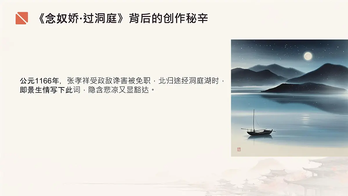 高中语文人教统编版 必修 下册 古诗词诵读念奴娇·过洞庭 课件第4页