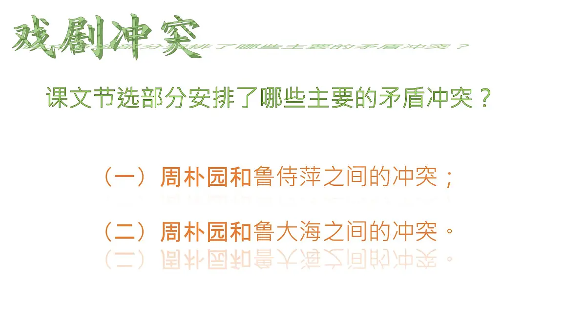 高中语文人教统编版必修 下册第二单元5 雷雨(节选) 课件第7页