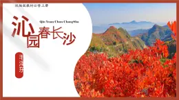 高中語文人教統(tǒng)編版必修 上冊第一單元1 沁園春 長沙 課件