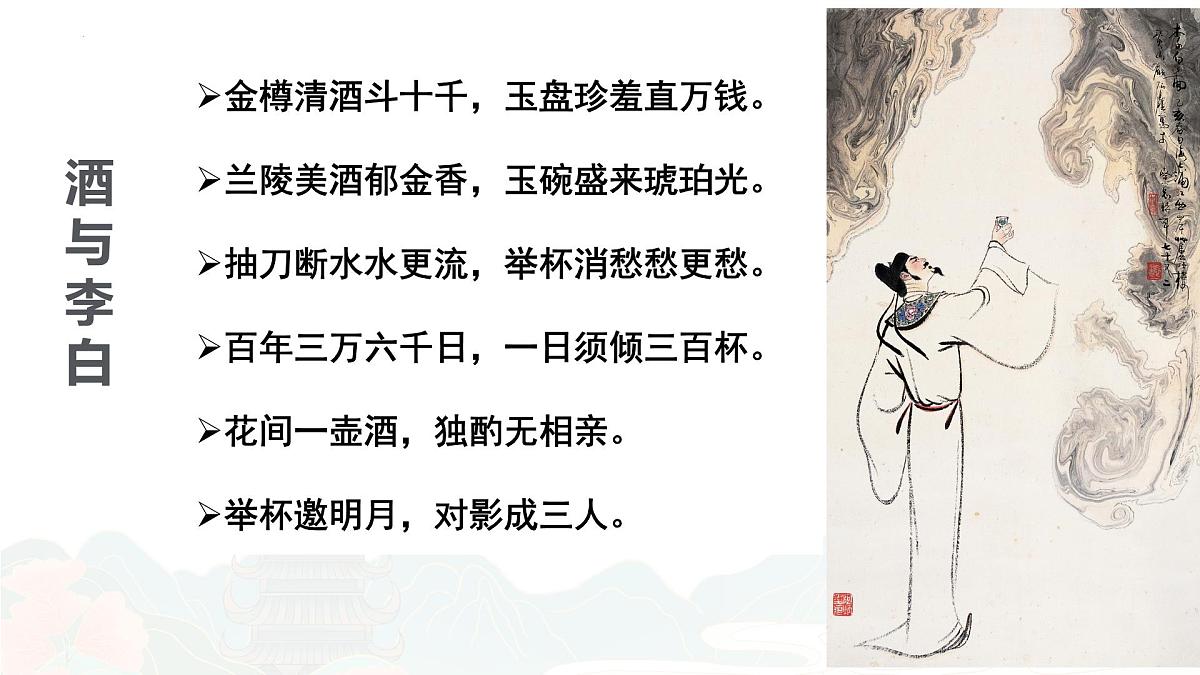 统编版高中语文选择性必修上册《古诗词诵读:将进酒》教学课件第4页
