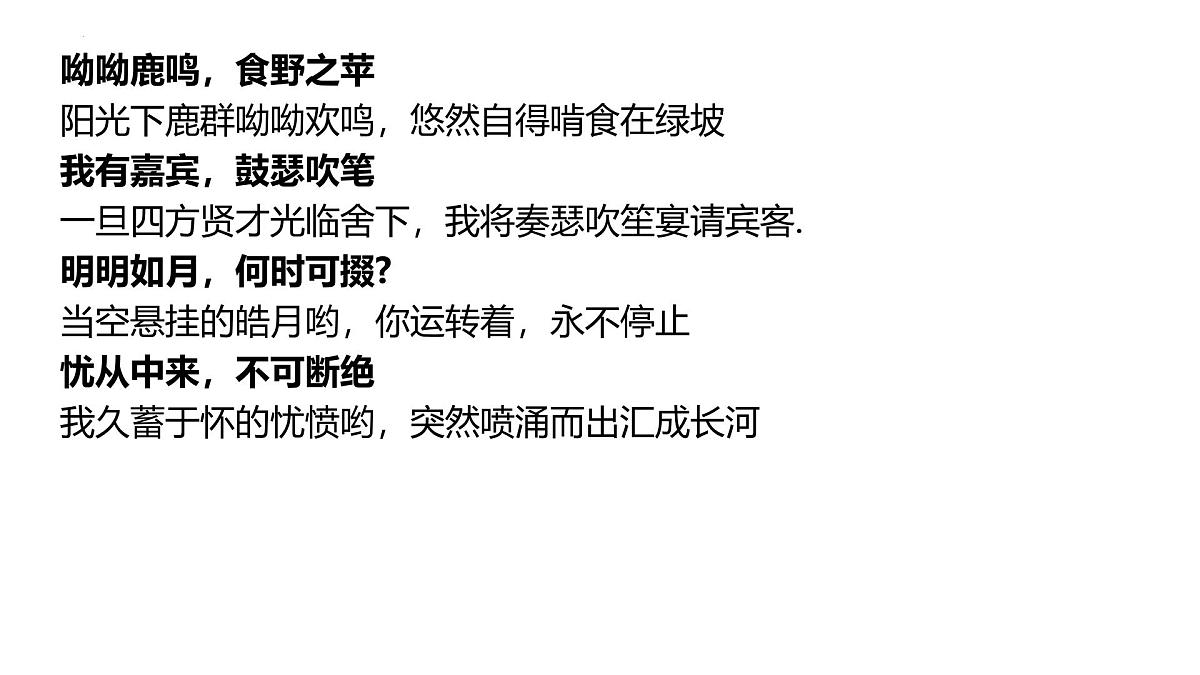 人教版高中语文必修上册知识点理解性默写+课件第4页