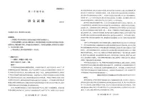 语文-山东省泰安市2024-2025学年高二下学期7月期末考试试题和答案