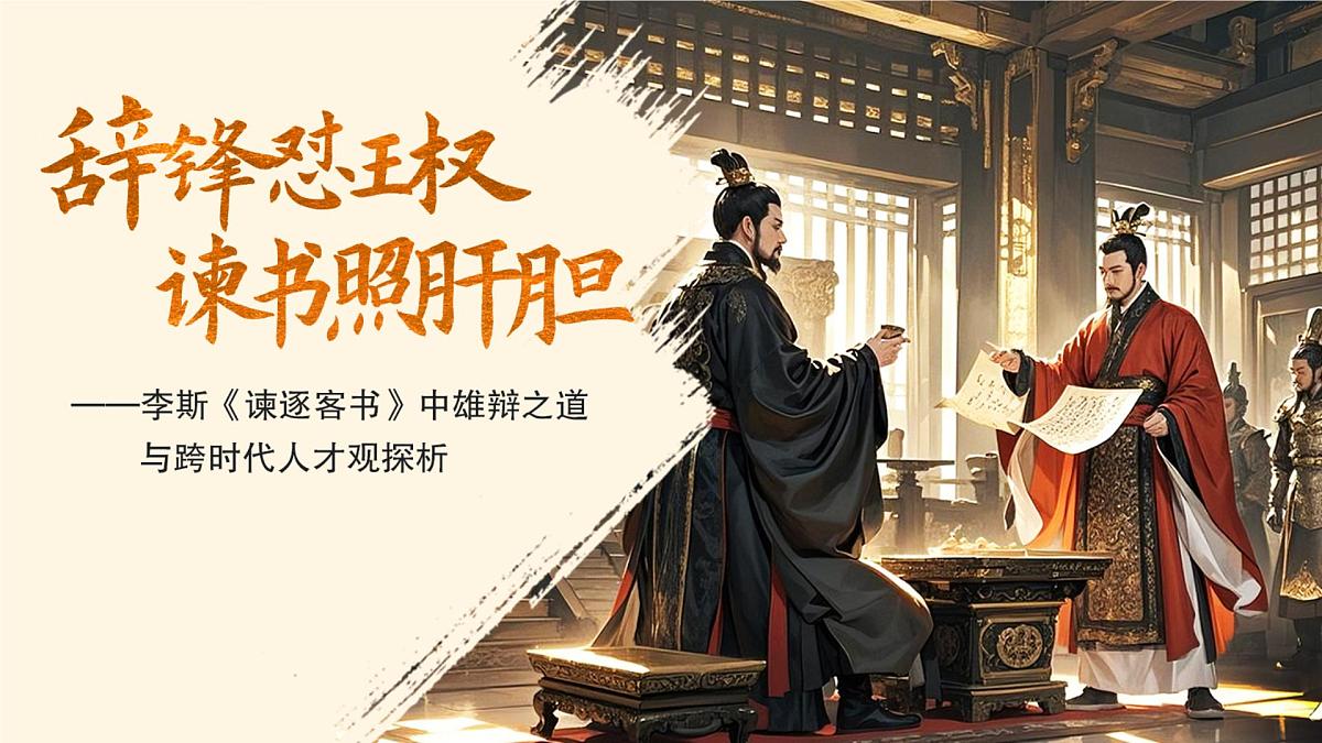 11.1 《谏逐客书》课件统编版高中语文必修下册第1页