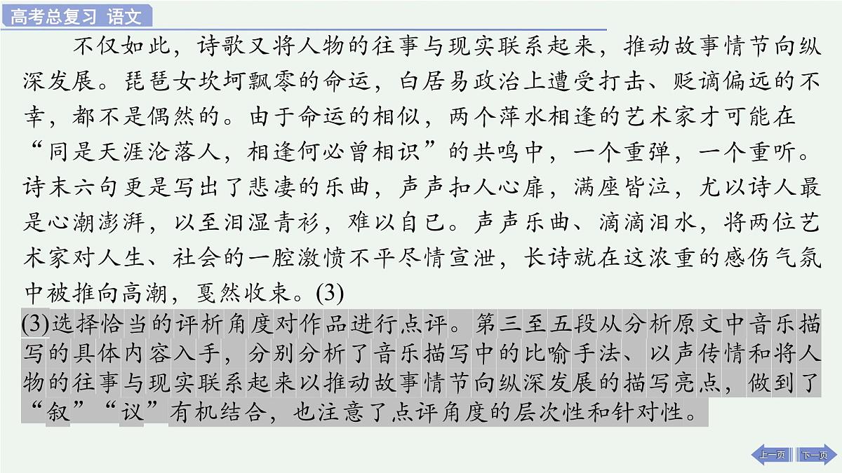 2026届高考语文作文复习:学写文学短评 课件(全国通用)第8页
