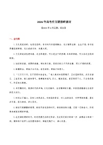 2026年高考语文作文硬核素材讲练【2025年6月篇，综合】（全国通用）