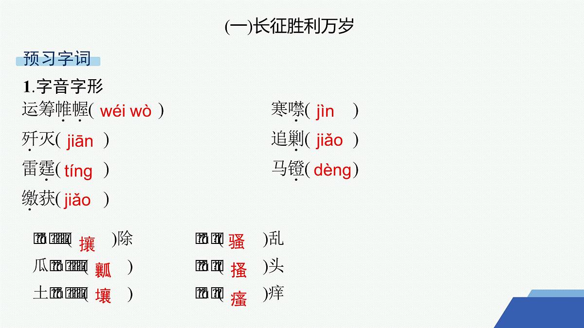 2 长征胜利万岁 大战中的插曲(课件)第4页