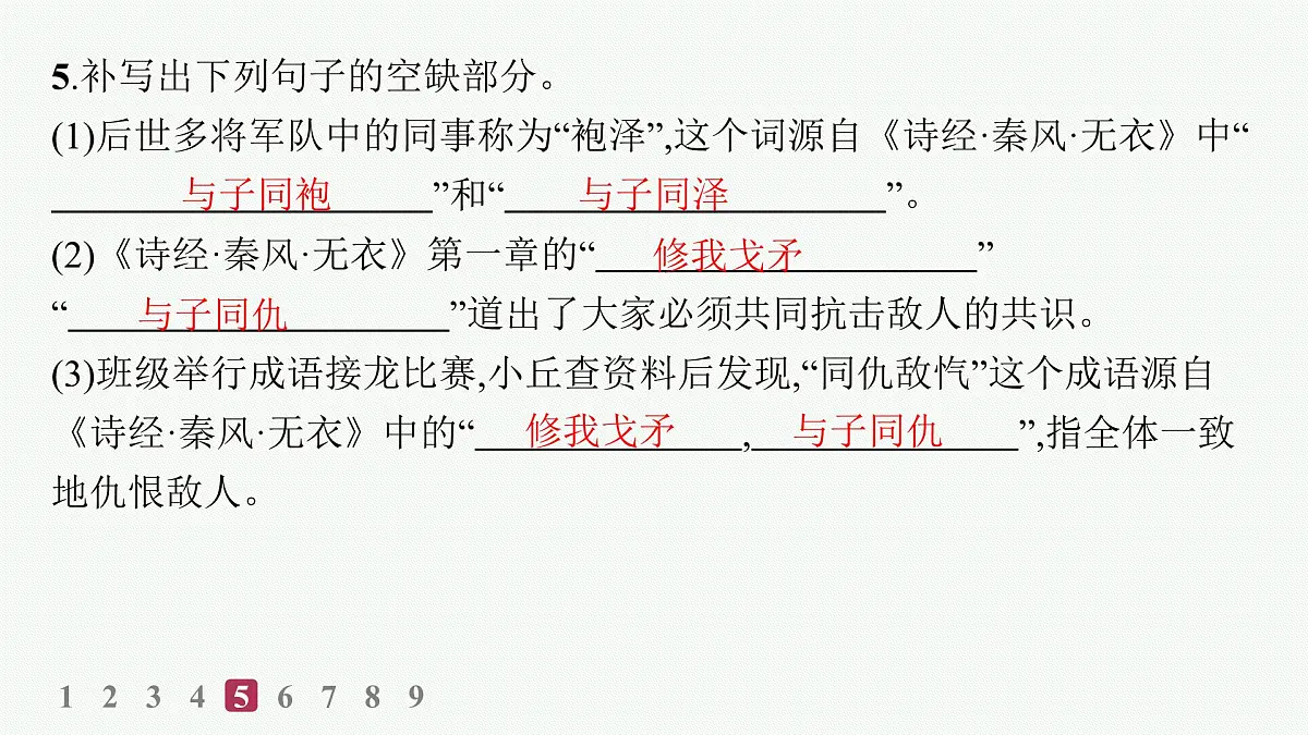 无衣 江城子 乙卯正月二十日夜记梦(分层作业课件)第7页