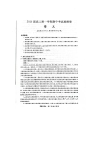 陕西省十七校联考2025届高三上学期11月期中考-语文试题（含答案）