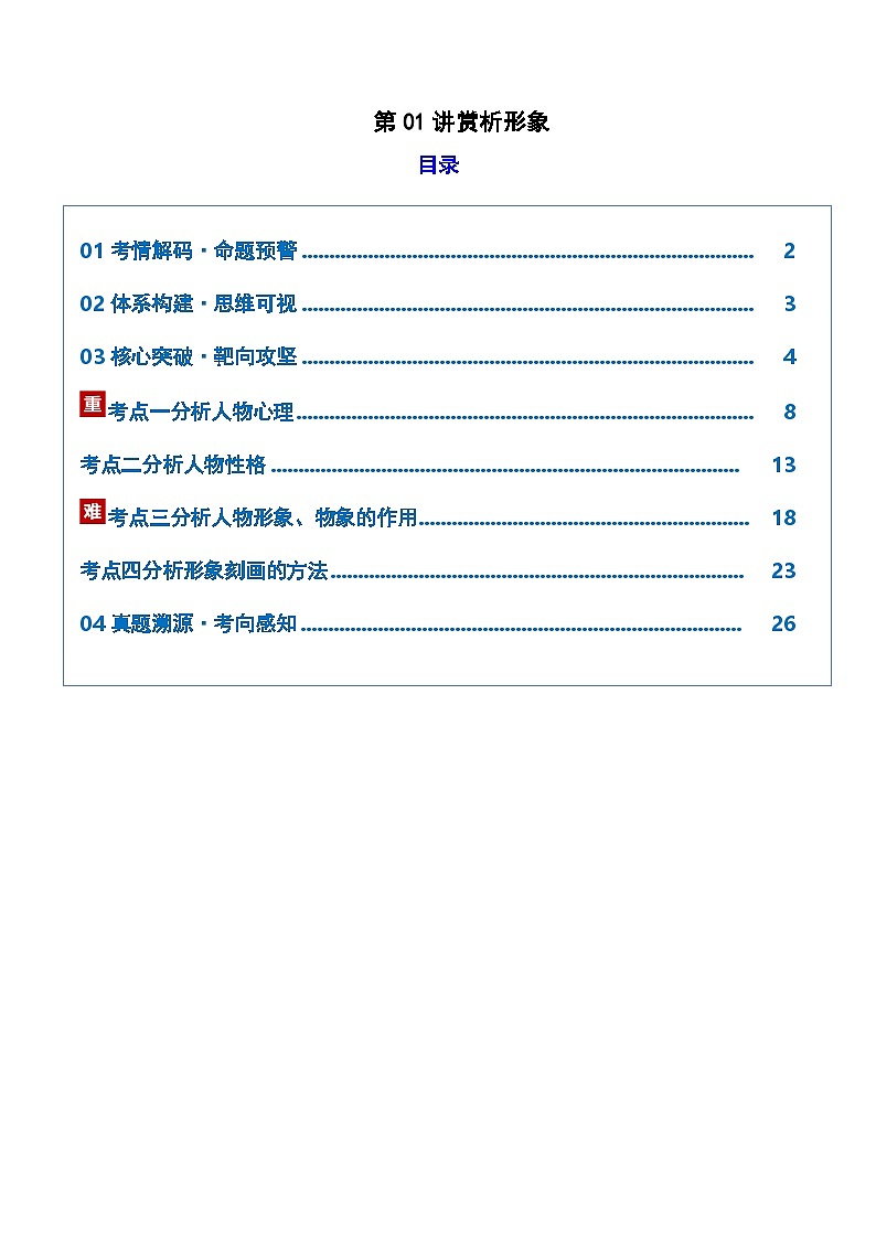高考语文一轮复习-赏析形象(复习讲义)(解析版)第1页