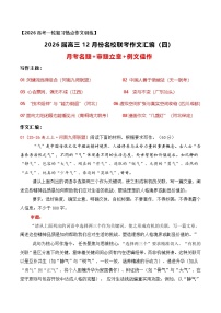16 名校联考作文汇编十六（2025年12月考）-2026年高考语文作文热点新闻素材讲练（全国通用）