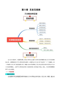 文意概括简答题（原卷版）-高考语文一轮复习知识清单