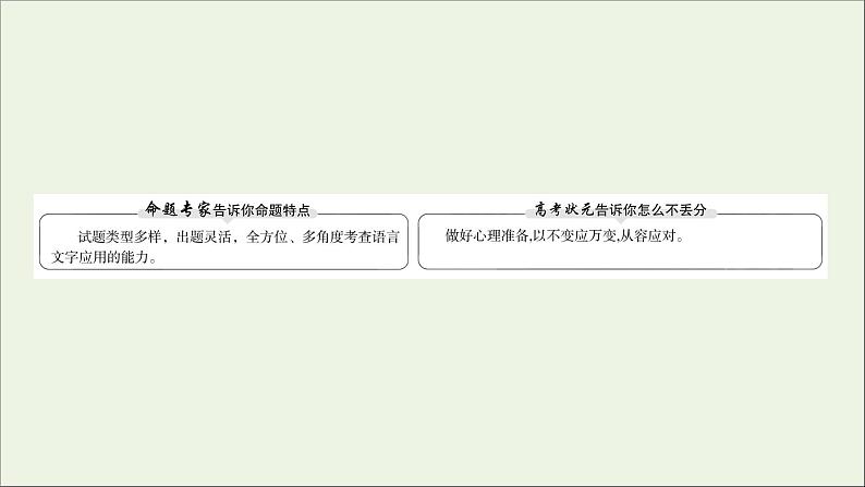 2021版高考语文总复习第三部分语言文字运用学案5综合表达课件新人教版02