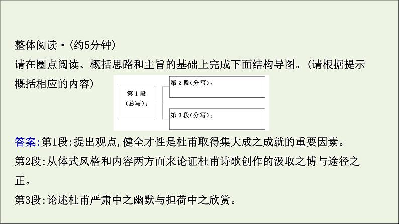 (通用版)2021版高考语文一轮复习专题一论述类文本阅读3.1论证分析题——定位原文信息厘清层次关系课件新人教版08