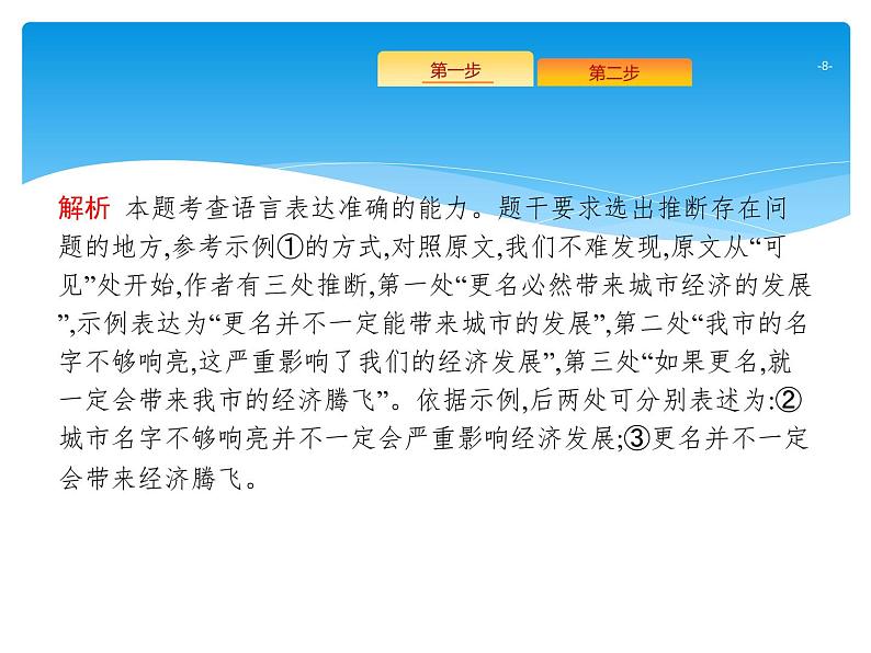 2021年高考语文总复习第3部分 专题6 语言综合运用第8页
