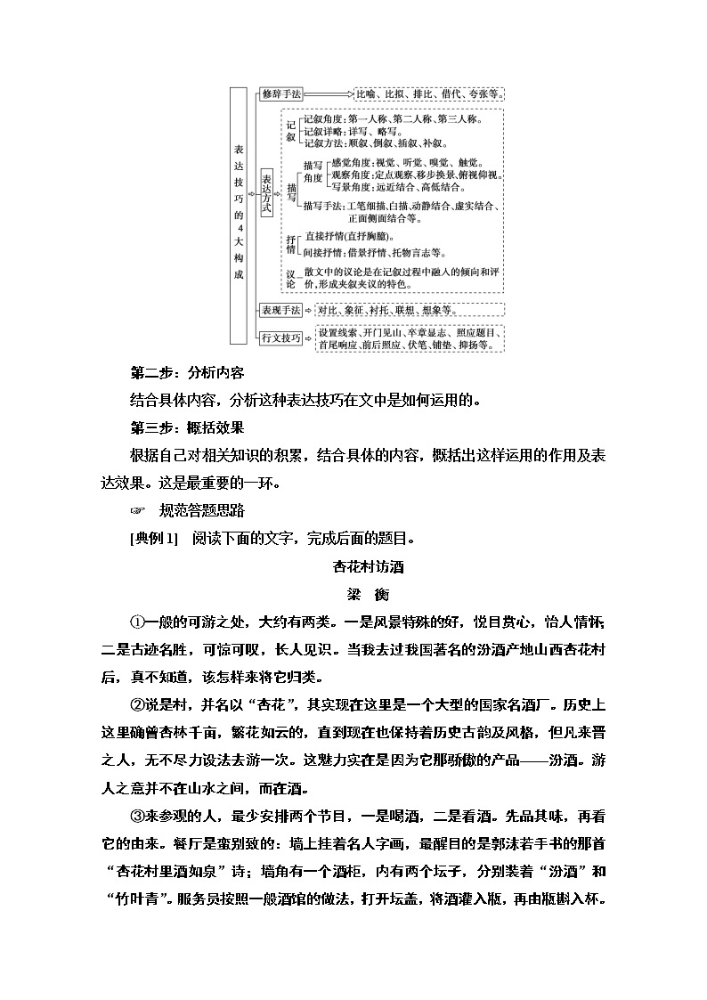 2021新高考语文一轮通用版教师用书：第1部分专题2现代文阅读Ⅱ散文阅读第5讲深化技巧水平准解技巧、语言题02