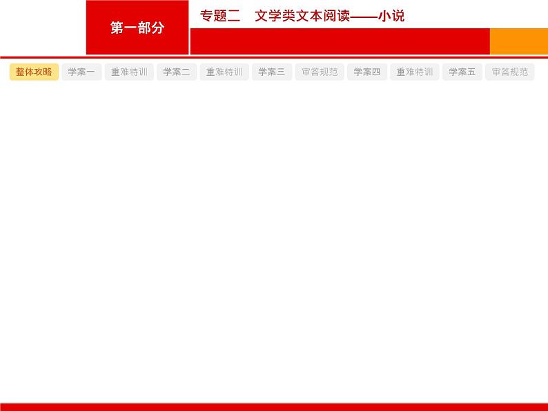 2019届高考语文新课标一轮复习课件专题:1.2 文学类文本阅读——小说(270页)(含答案)06