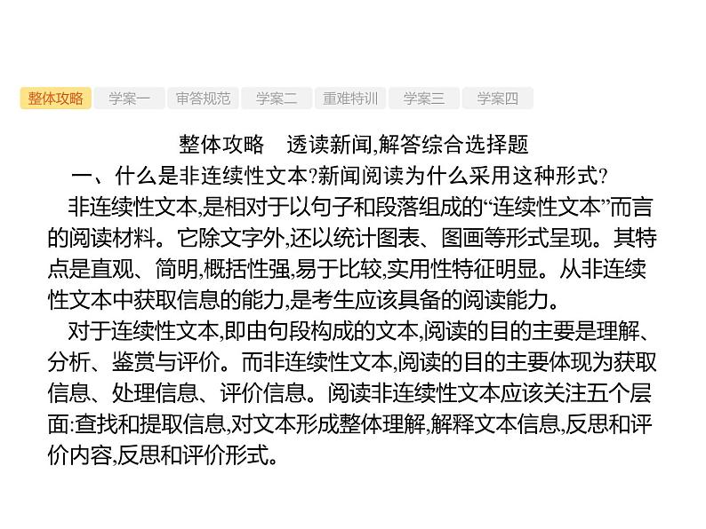 2019届高考语文新课标一轮复习课件专题:1.4 实用类文本阅读——新闻()187页(含答案)04