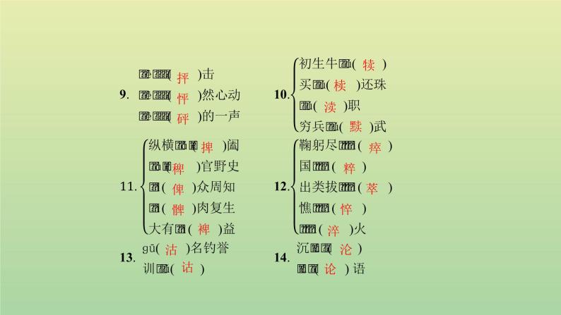 【精品试题】高考语文一轮复习教材梳理现代文课件必修4205