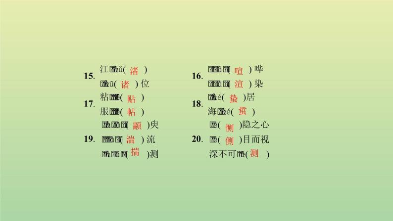 【精品试题】高考语文一轮复习教材梳理现代文课件必修4206