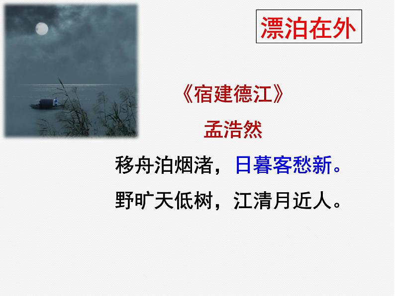 羁旅思乡诗 课件06