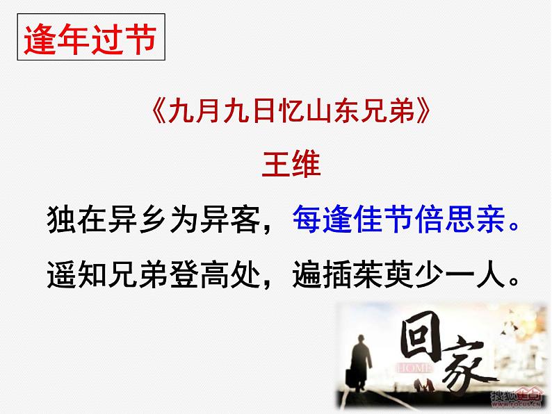 羁旅思乡诗 课件07