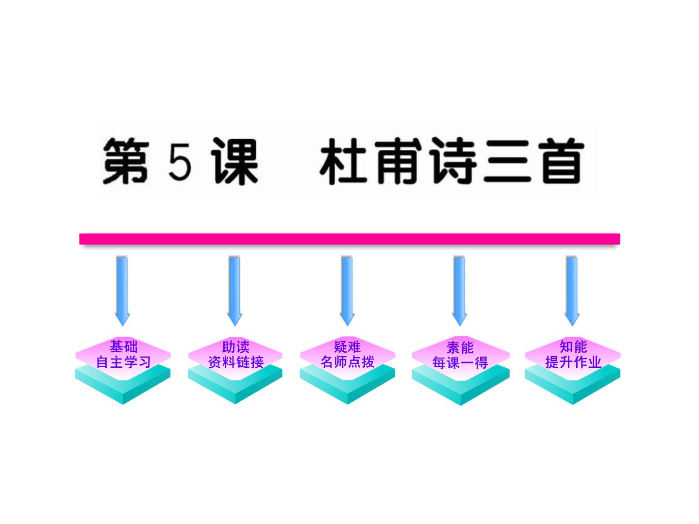 3第5课《杜甫诗三首》（人教版） 课件