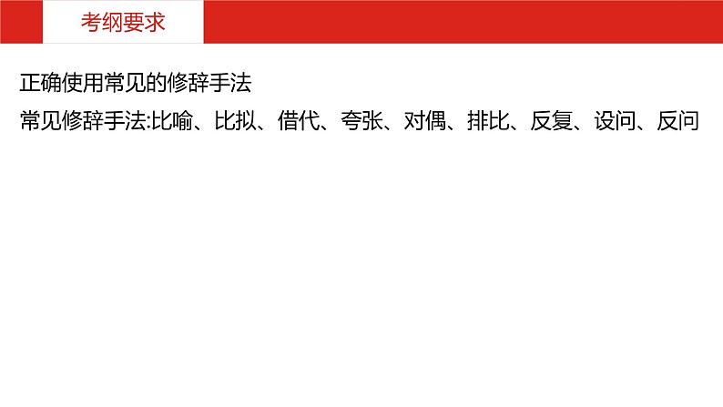 2019版高考语文一轮复习名师课件:第三部分 专题十 正确使用常见的修辞手法 (共37张PPT)04