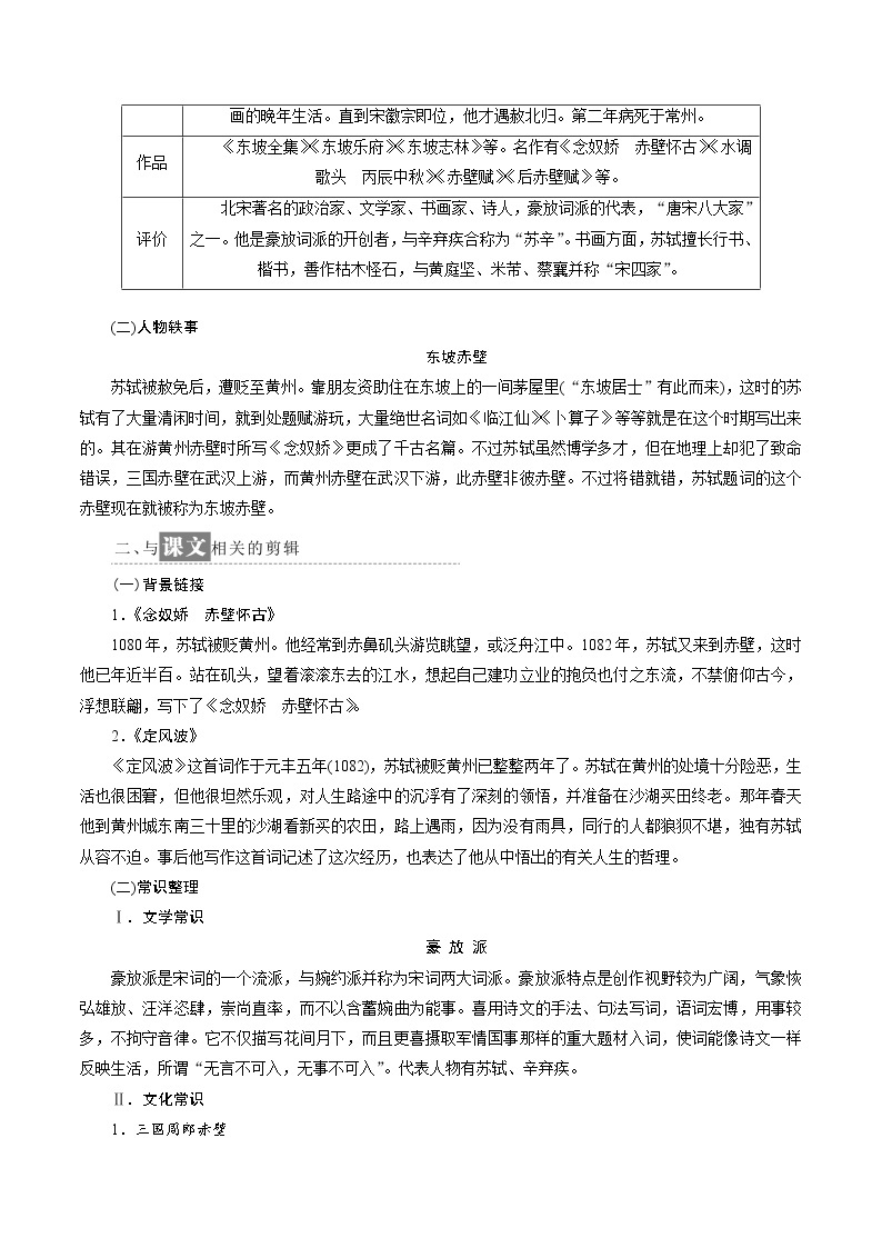 3.9.1 念奴娇•赤壁怀古导学案02