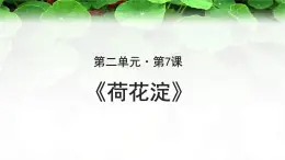 《荷花淀》公开课教学PPT课件（高中语文北师大版必修2）