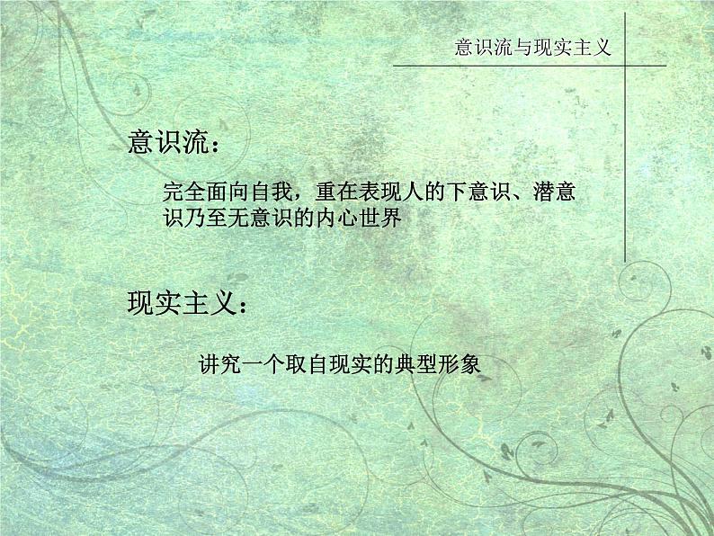 高二语文新人教版(选修《外国小说欣赏》)教学课件:第2课《墙上的斑点》 (共41张)07