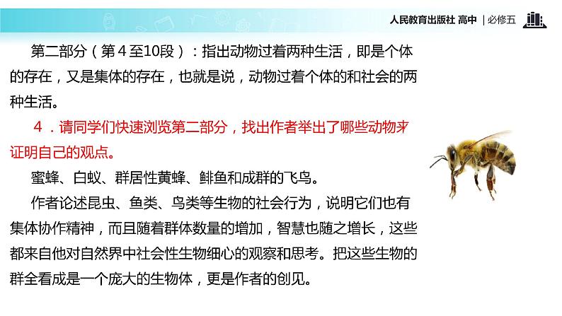 【教学课件】《作为生物的社会》(语文人教版必修5)08